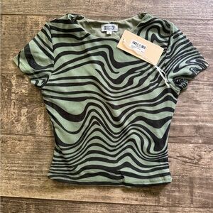 Beginning Boutique Zebra Baby Tee